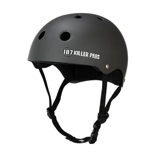 187 Skateboard Helmet Pro Skate w/ Sweatsaver Liner Charcoal Size L