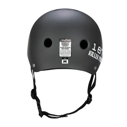 187 Skateboard Helmet Pro Skate w/ Sweatsaver Liner Charcoal Size L