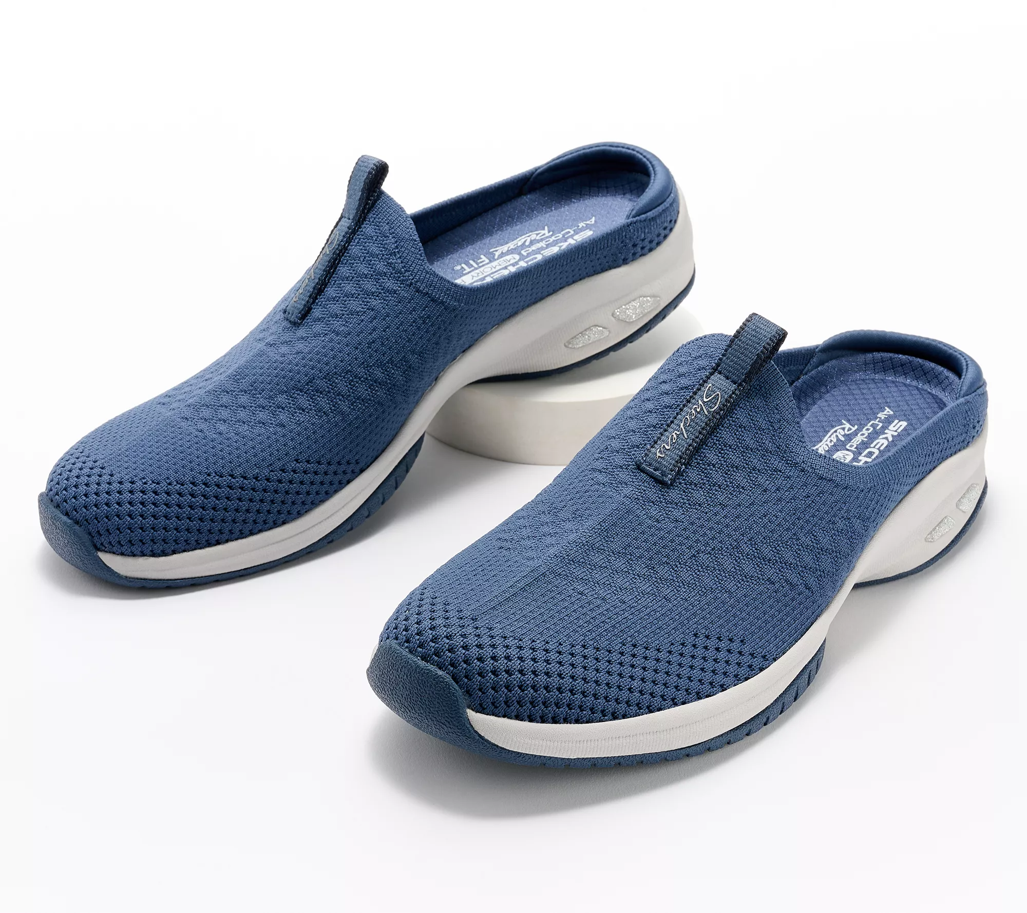 "As Is"Skechers Commute Time Vegan Washable Knit Mules - Snuggle Vibes