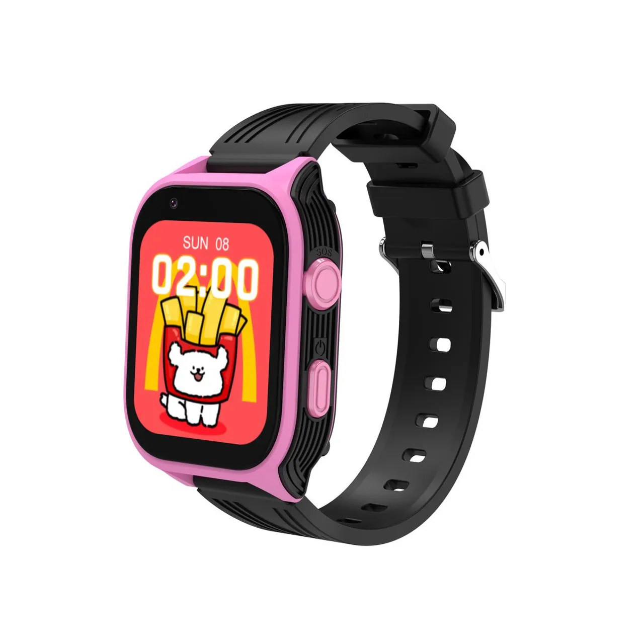 4G Kid Smartwatch GPS Video Call 1.83inch Screen With Camera SOS Function Color Pink