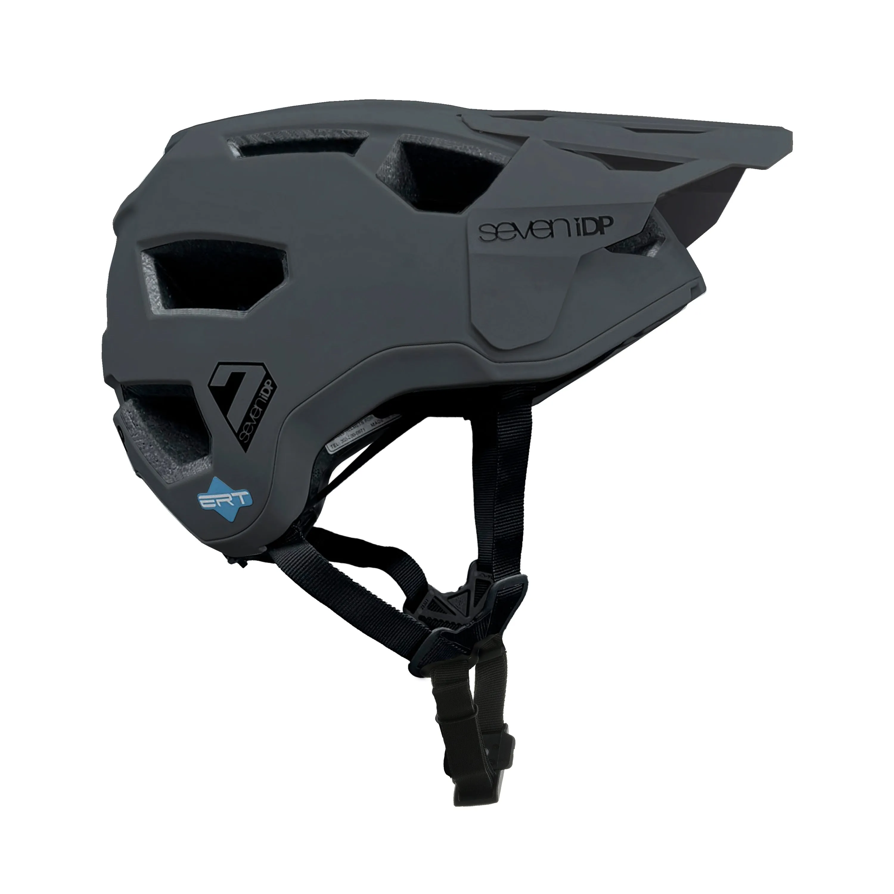 7 iDP Project 21 Pro Trail MTB Helmet - Matt Gun Metal Gray