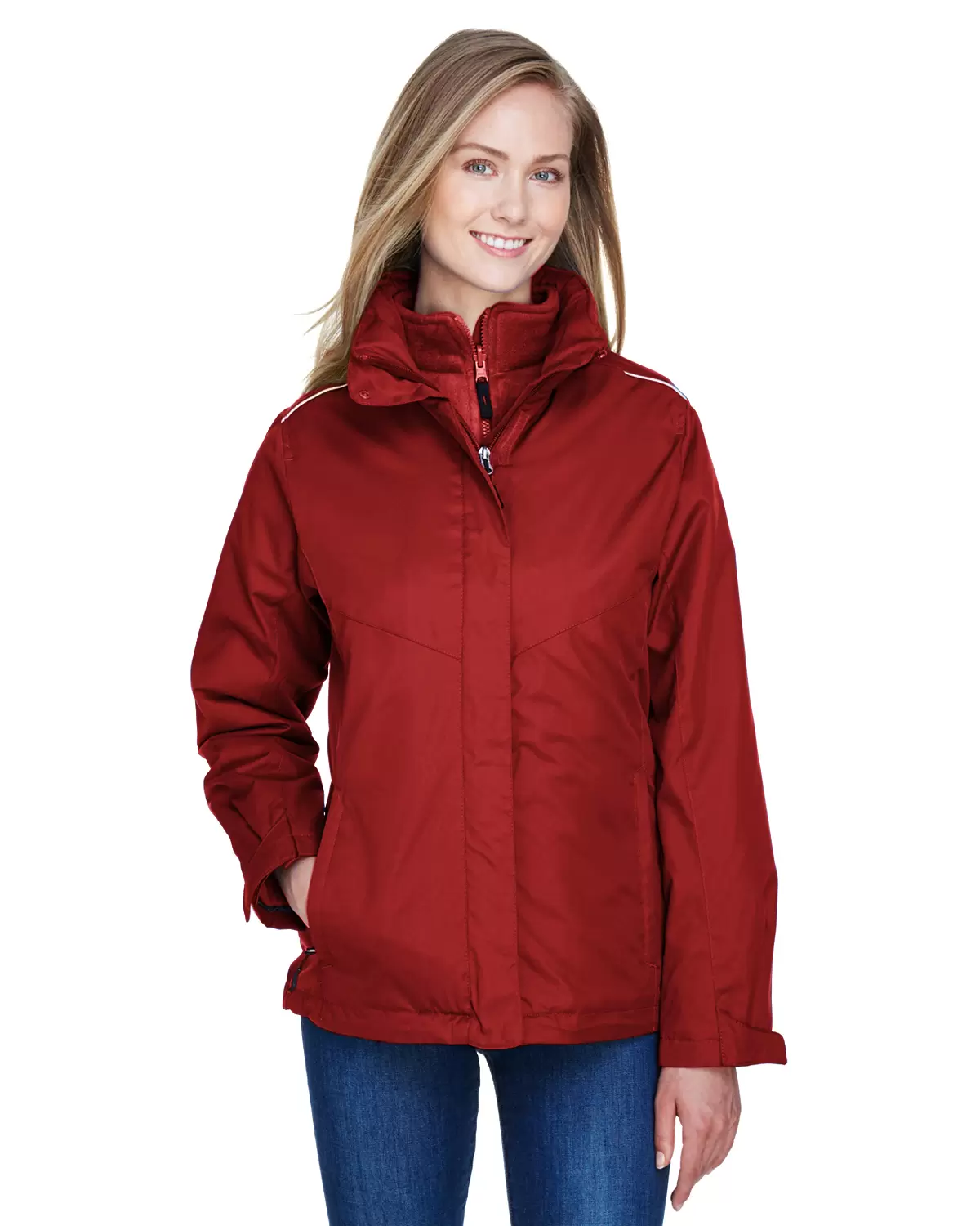 78205 Core 365 Ladies' Region 3-in-1 Jacket with Fleece Liner SKU: 78205