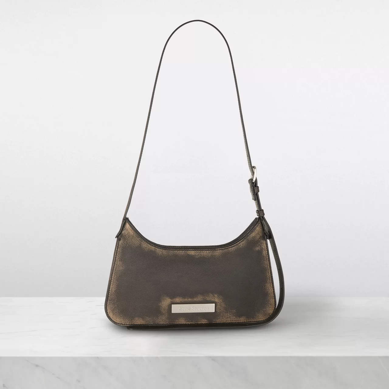 ACNE STUDIOS The Sustainable Edit Platt Mini Shoulder Bag - Dark Brown  Beige