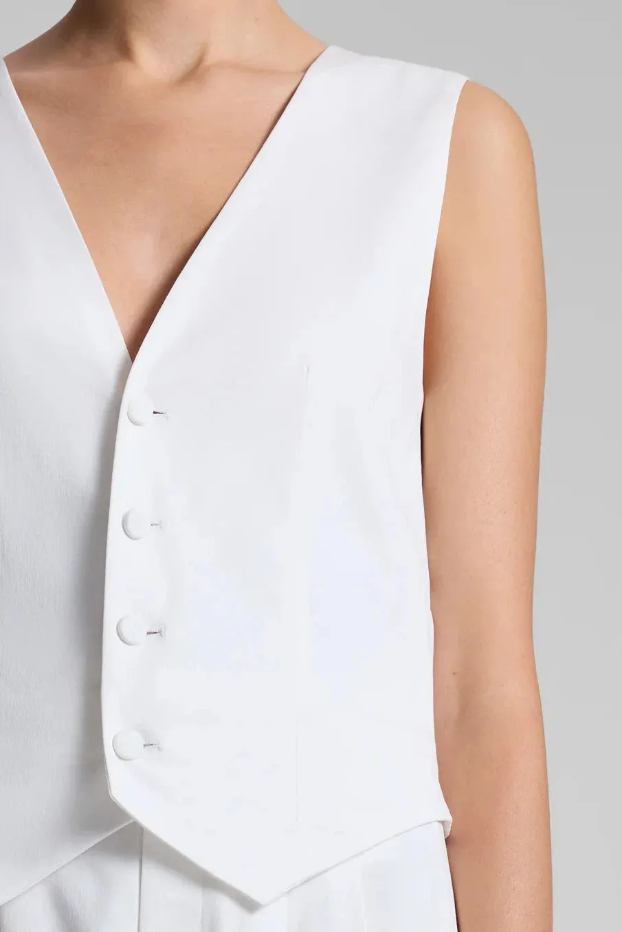 A.L.C. MAXINE VEST IN WHITE