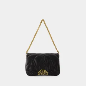 Alexander McQueen  The Seal Crossbody Bag - Alexander McQueen - Leather - Black