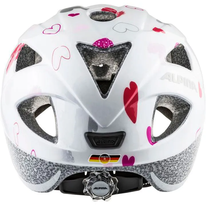 Alpina - Ximo Bike Helmet Kids white hearts gloss