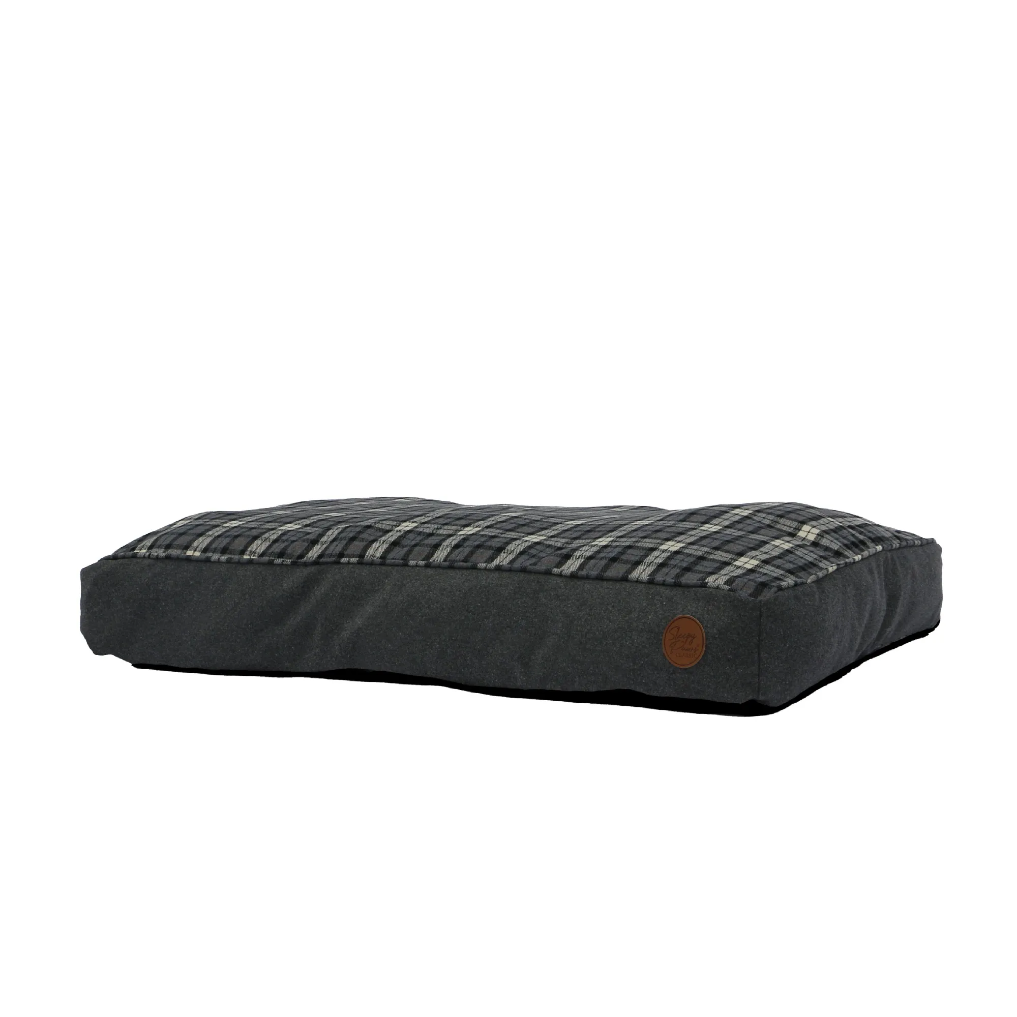 Ancol Black And Grey Tartan Mattress - 75 x 60cm