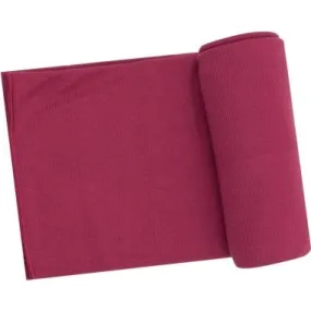 Angel Dear Ribbed Rose Bud Swaddle Blanket, Burgundy