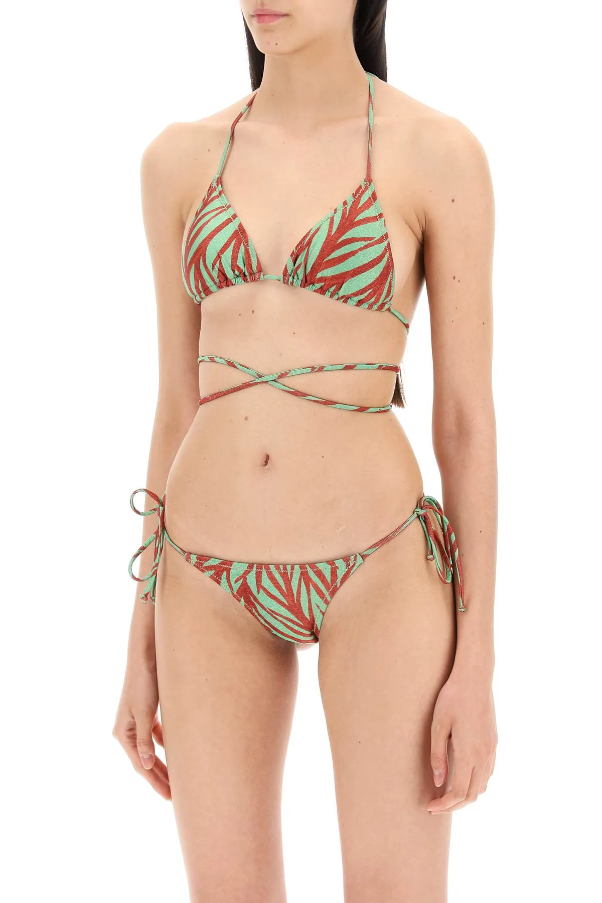 animal print miami bikini set MIAMI BIKINI SET COLAR LUREX