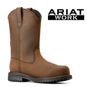 ARIAT MEN'S RIGTEK PULL ON CSA H20 COMPOSITE T0E WORK BOOT 10035988