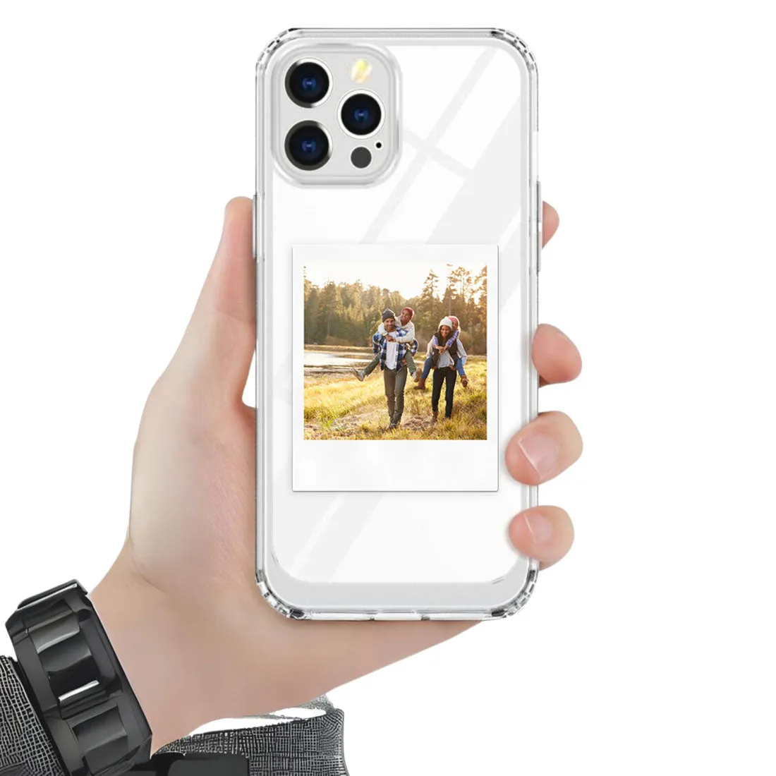 Back Cover for iPhone 11 Pro with Photo Transparent TPU Case with Camera Protection