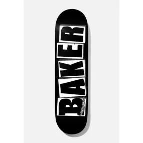 Baker Skateboards Brand Logo Deck 8.0 Black - White