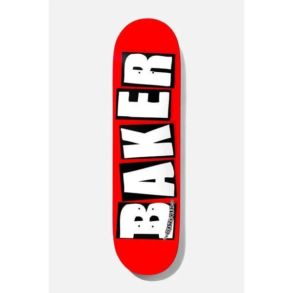 Baker Skateboards Brand Logo White Deck 8.0