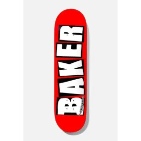 Baker Skateboards Brand Logo White Deck 8.0