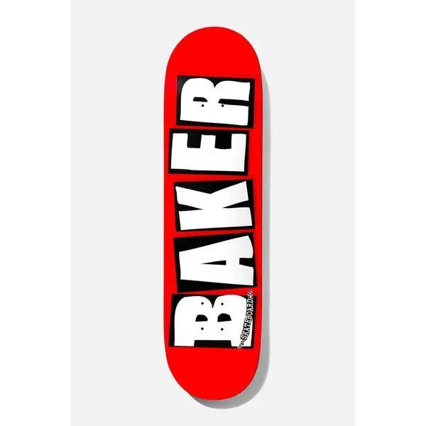 Baker Skateboards Brand Logo White Deck 8.125