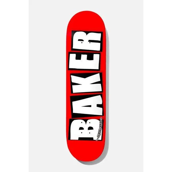 Baker Skateboards Brand Logo White Deck 8.25