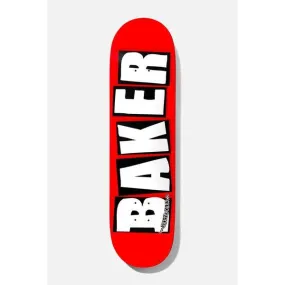 Baker Skateboards Brand Logo White Deck 8.25