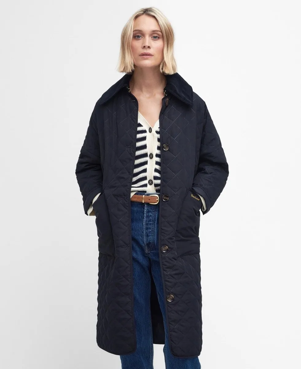 Barbour Lockton Quilt Navy Jacket