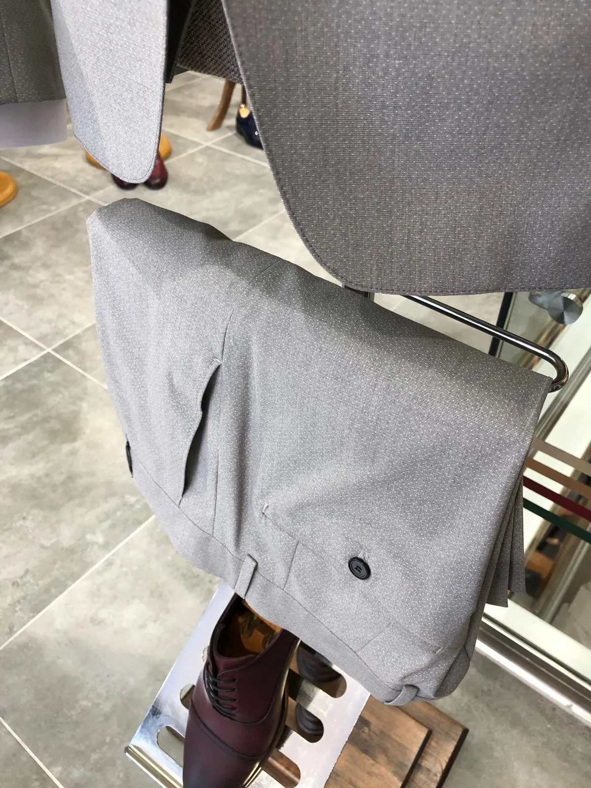 Barco Slim-Fit Suit Vest Gray