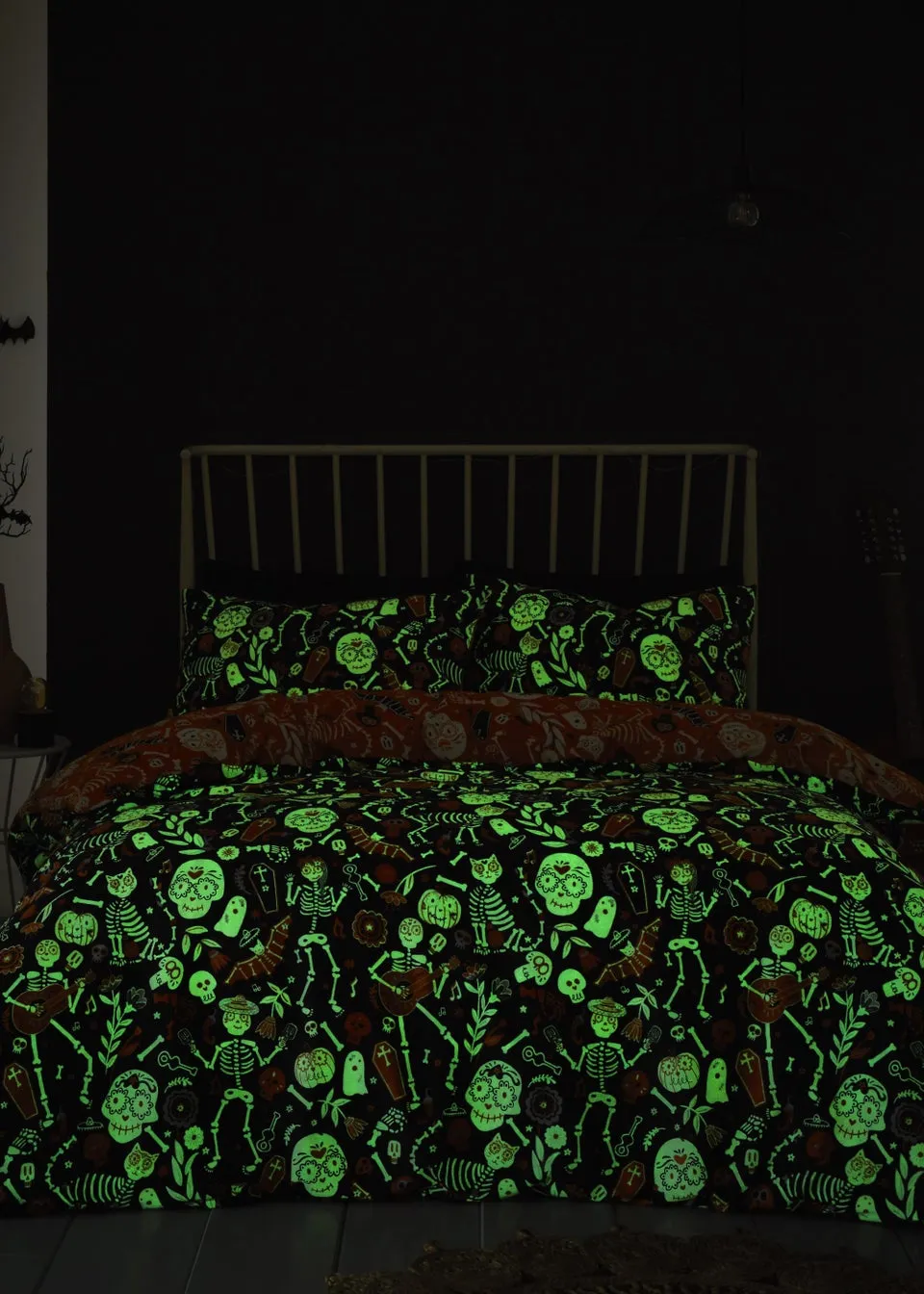 Bedlam Halloween Day of the Dead Duvet Cover Set