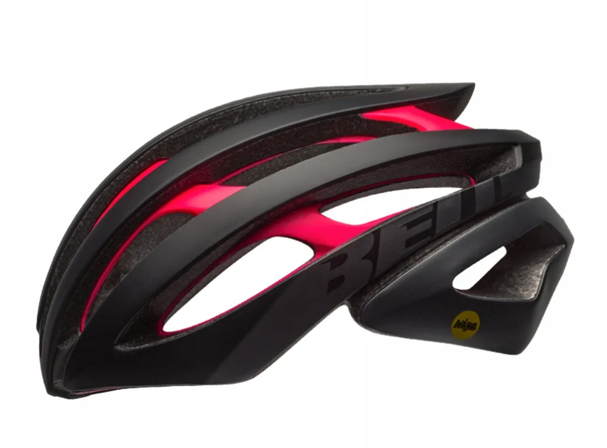 Bell Zephyr MIPS Road Helmet - Matt Black-Neon Pink