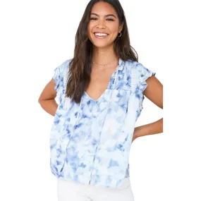 Bella Dahl Sleeveless Smocked Ruffle Top - Women's