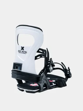 Bent Metal Bolt Snowboard bindings (white)