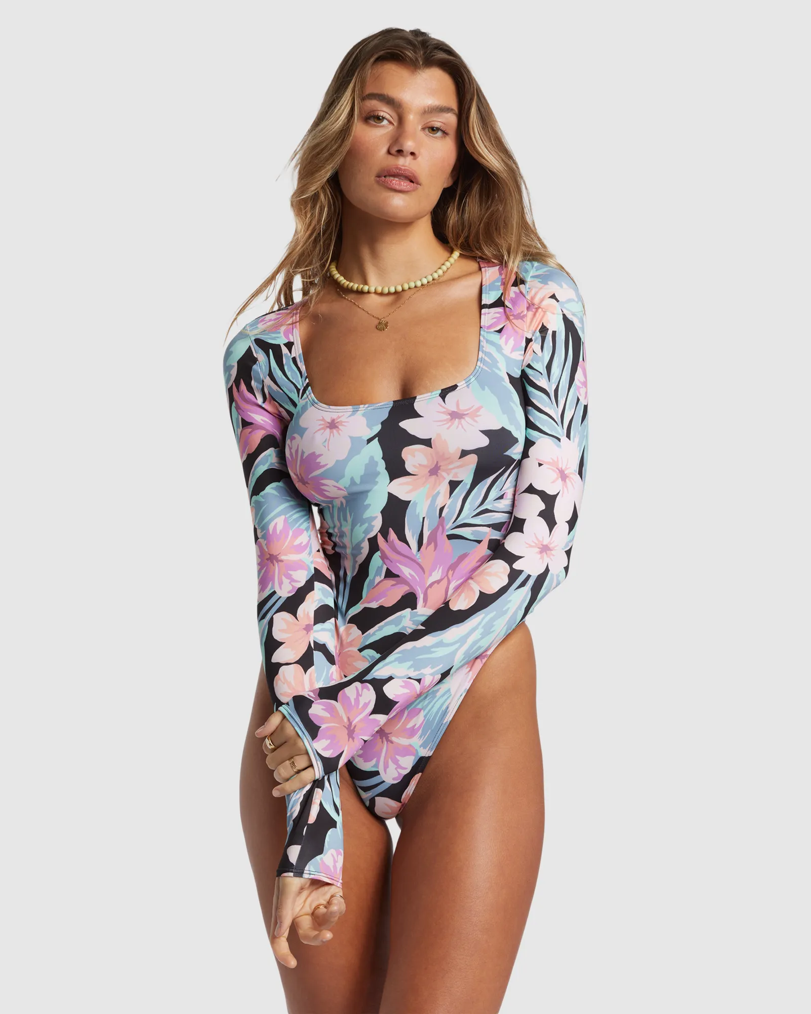 Billabong Nights In Paradise Bodysuit Rash Vest - Multi | SurfStitch