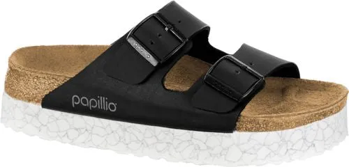 Birkenstock Papillio mules sandals Arizona BF monochrome marble black