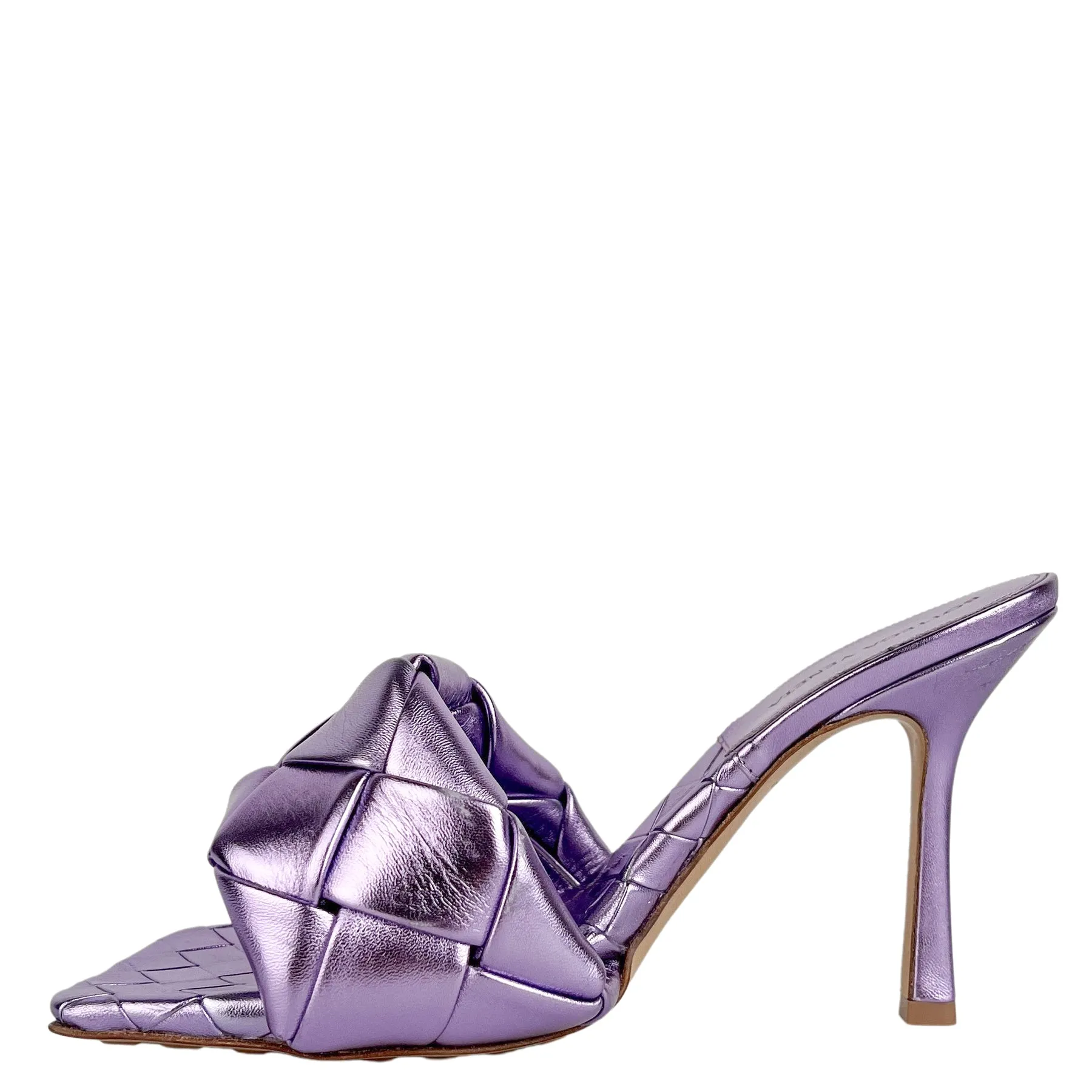 Bottega Veneta Lido Mules in Wisteria