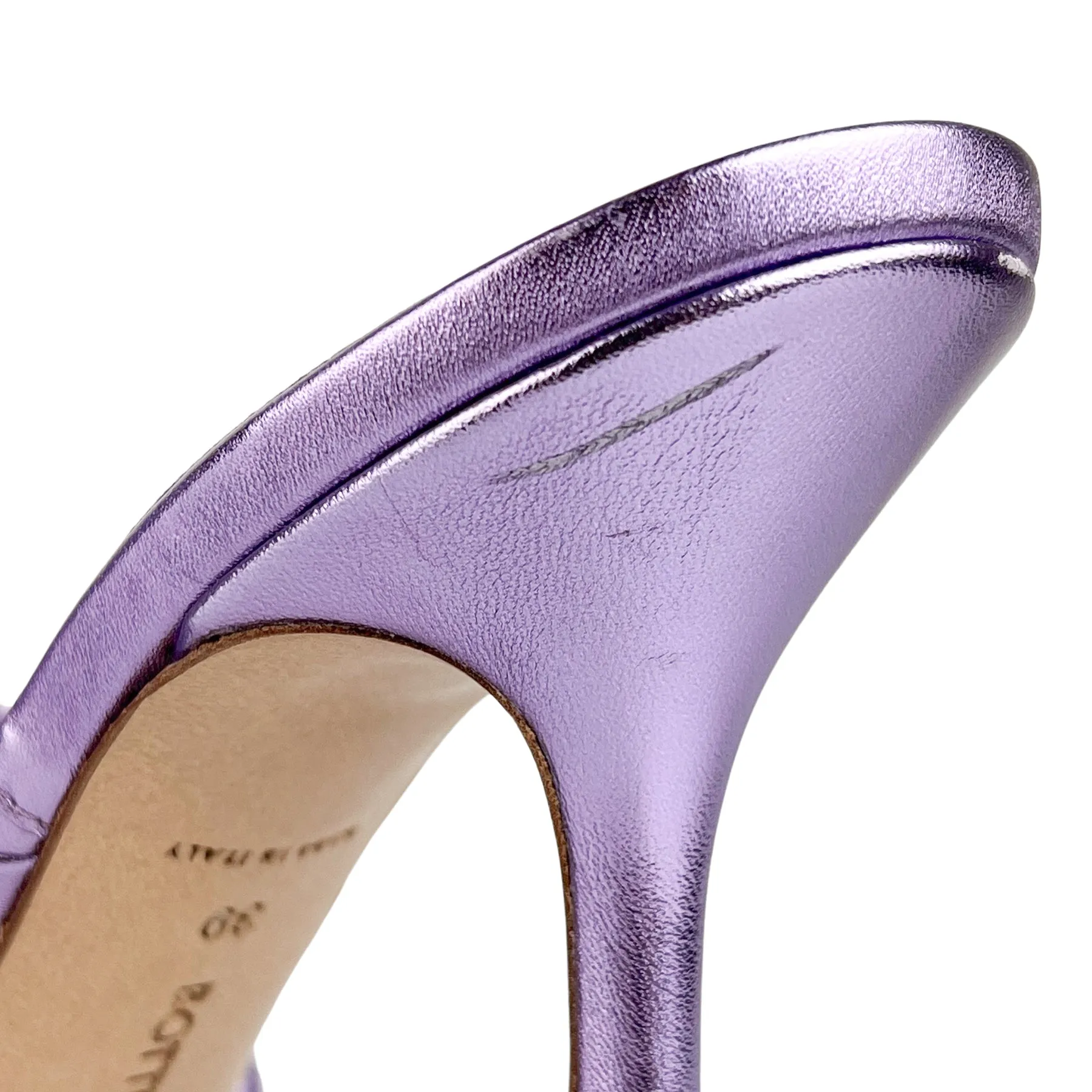 Bottega Veneta Lido Mules in Wisteria