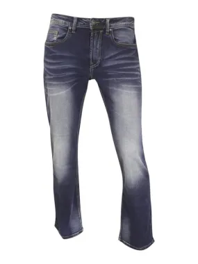 Buffalo David Bitton Men's Driven-X Jeans Relaxed Stretch Sandblasted Blue 36x32