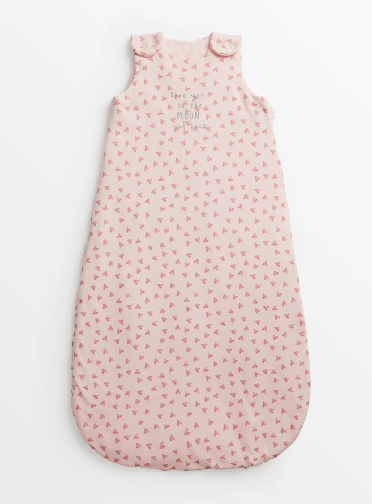 Buy Heart Print Pink 2.5 Tog Sleeping Bag 18-24 months | Sleepsuits and pyjamas | Tu