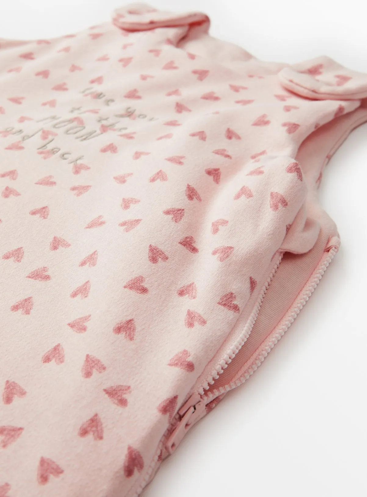 Buy Heart Print Pink 2.5 Tog Sleeping Bag 18-24 months | Sleepsuits and pyjamas | Tu