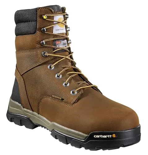 Carhartt CME8047 Men's Ground Force 8 Waterproof Insulated Soft Toe Work Boot Construction