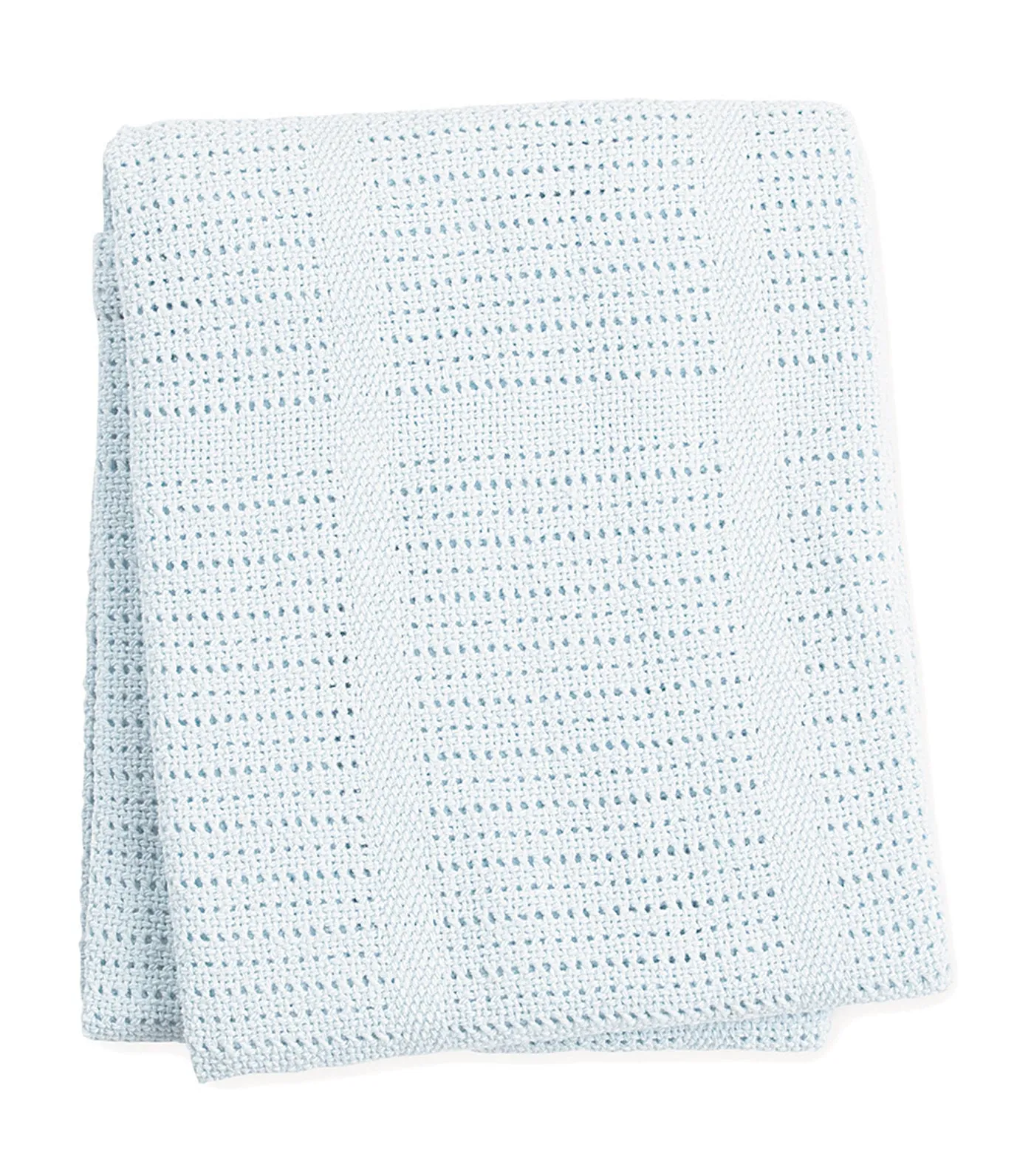 Cellular Cotton Baby Blanket - Blue