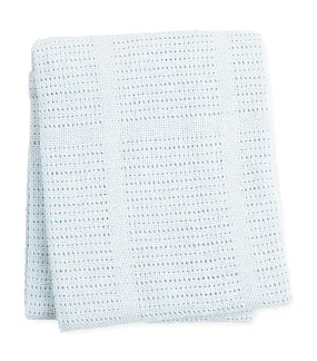 Cellular Cotton Baby Blanket - Blue