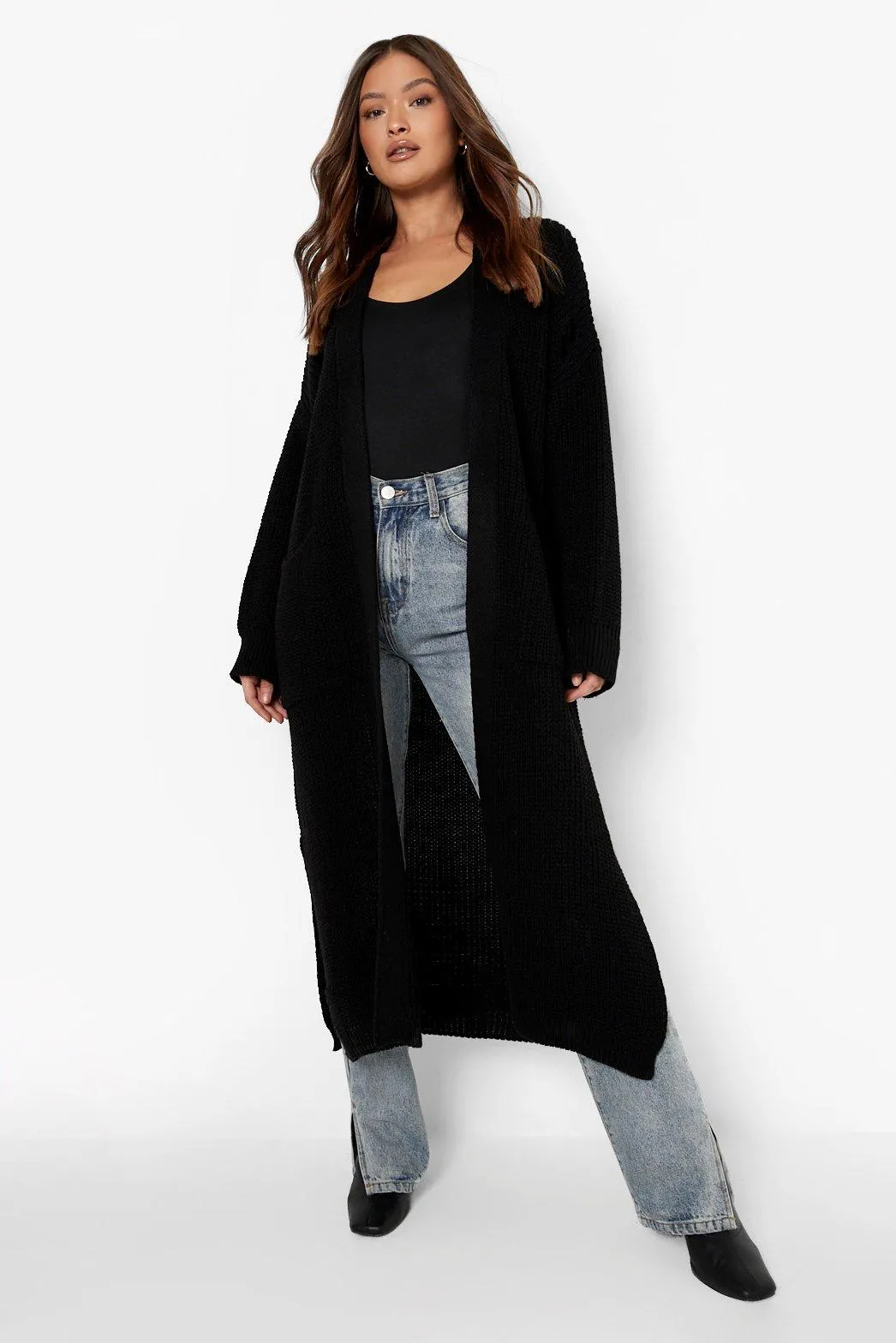 Chunky Oversized Maxi Cardigan