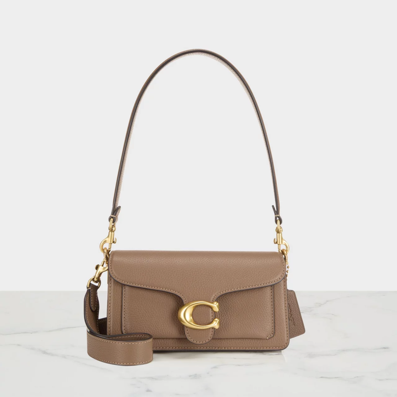 COACH Tabby 20 Shoulder Bag - Dark Stone