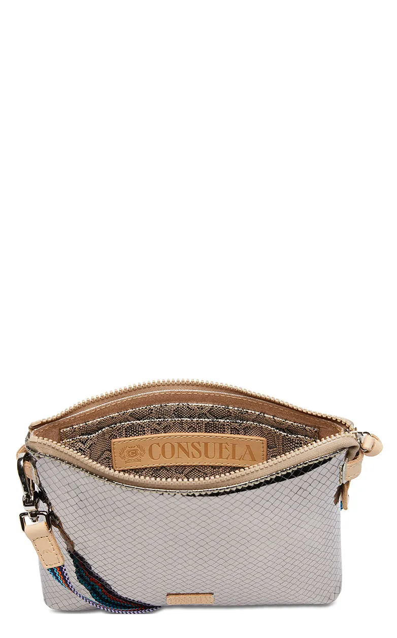 Consuela Women's Metallic Charcoal Midtown Crossbody Bag