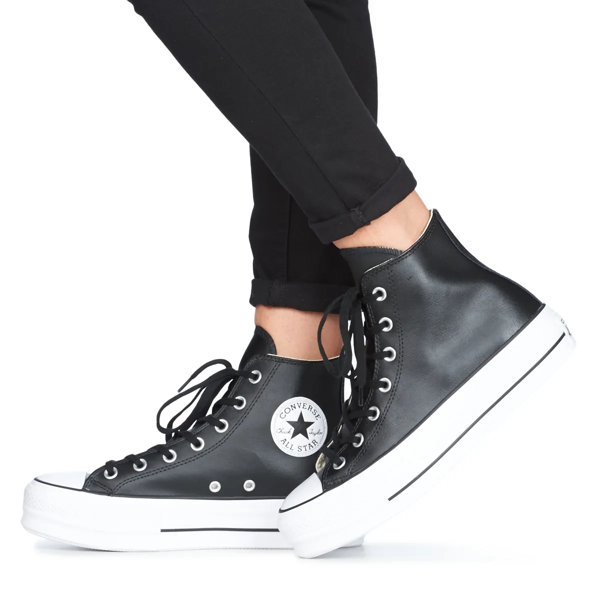 Converse CHUCK TAYLOR ALL STAR LIFT CLEAN LEATHER HI