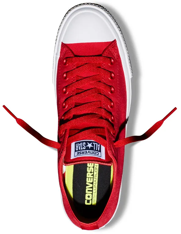 Converse Chuck Taylor II Low Top Salsa Red/White