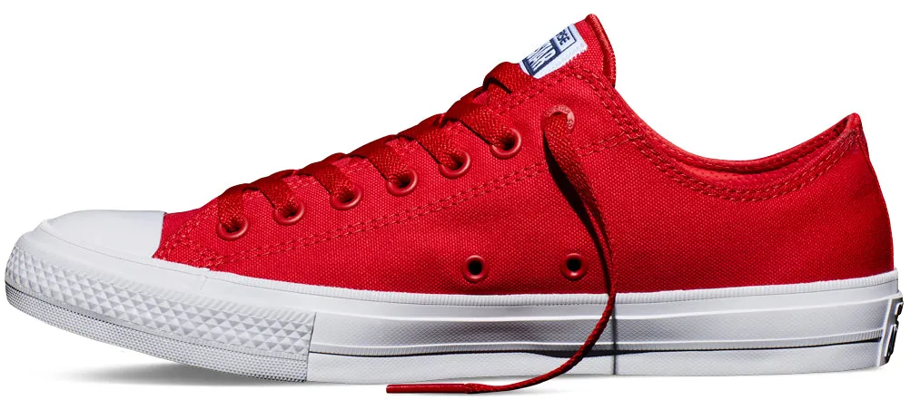 Converse Chuck Taylor II Low Top Salsa Red/White