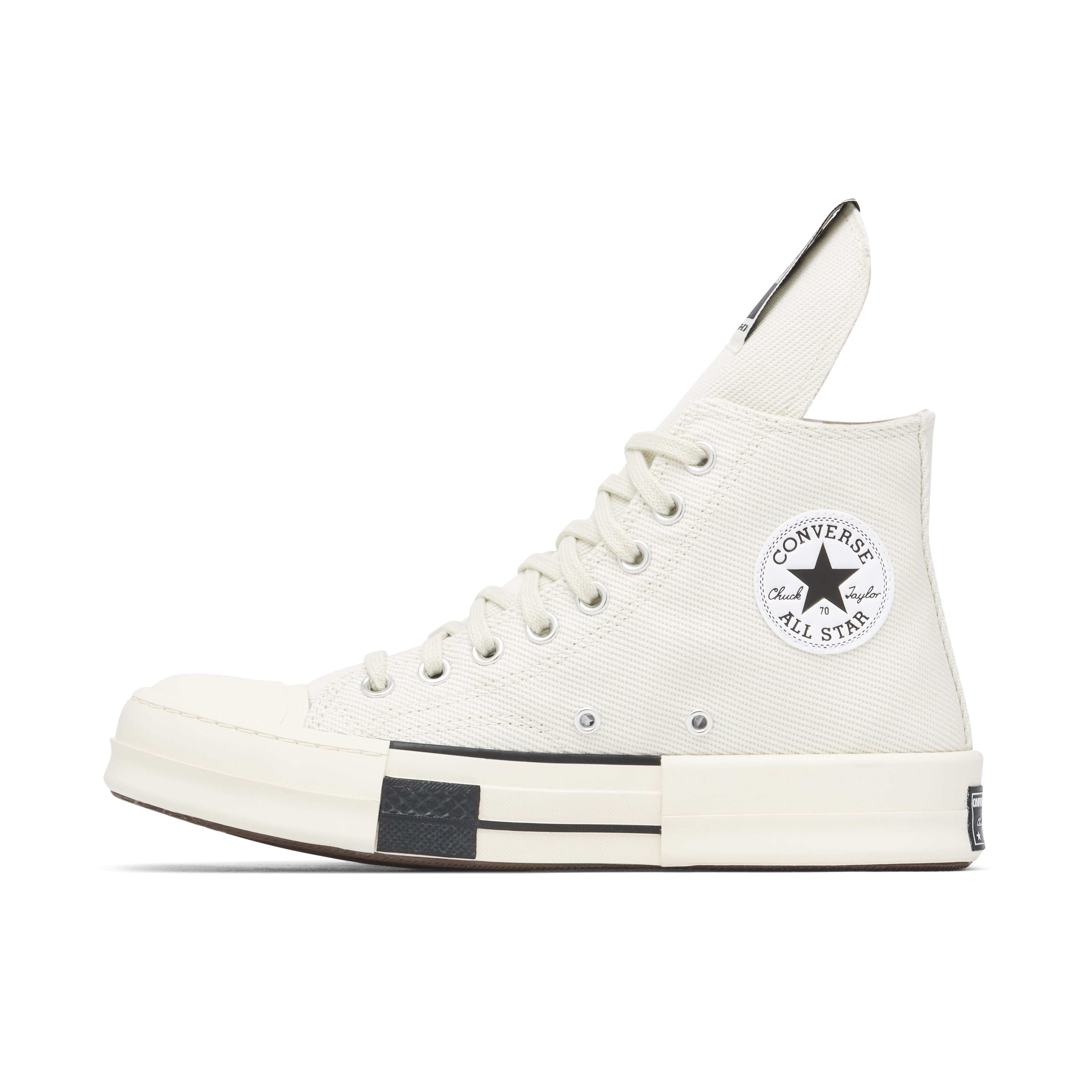 Converse DRKSTR Chuck Taylor All-Star 70 Ox x Rick Owens DRKSHDW White | 172346C | Laced