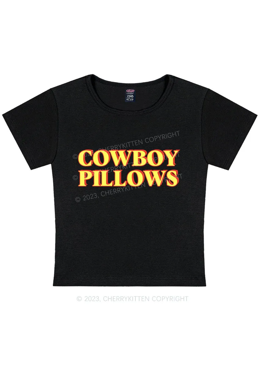 Curvy Cowboy Pillows Y2K Baby Tee Cherrykitten