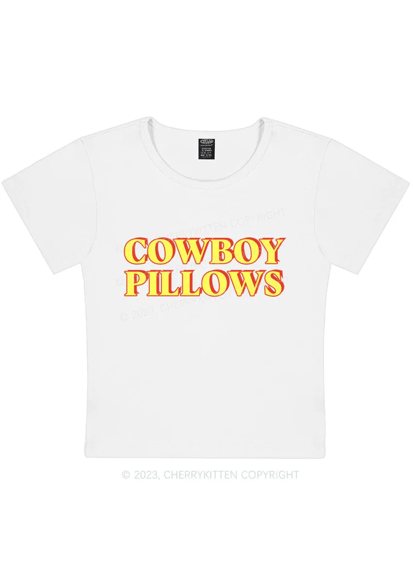 Curvy Cowboy Pillows Y2K Baby Tee Cherrykitten