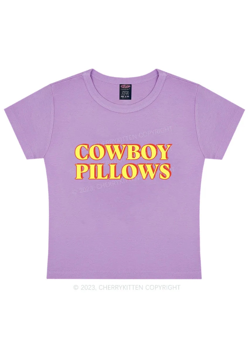 Curvy Cowboy Pillows Y2K Baby Tee Cherrykitten