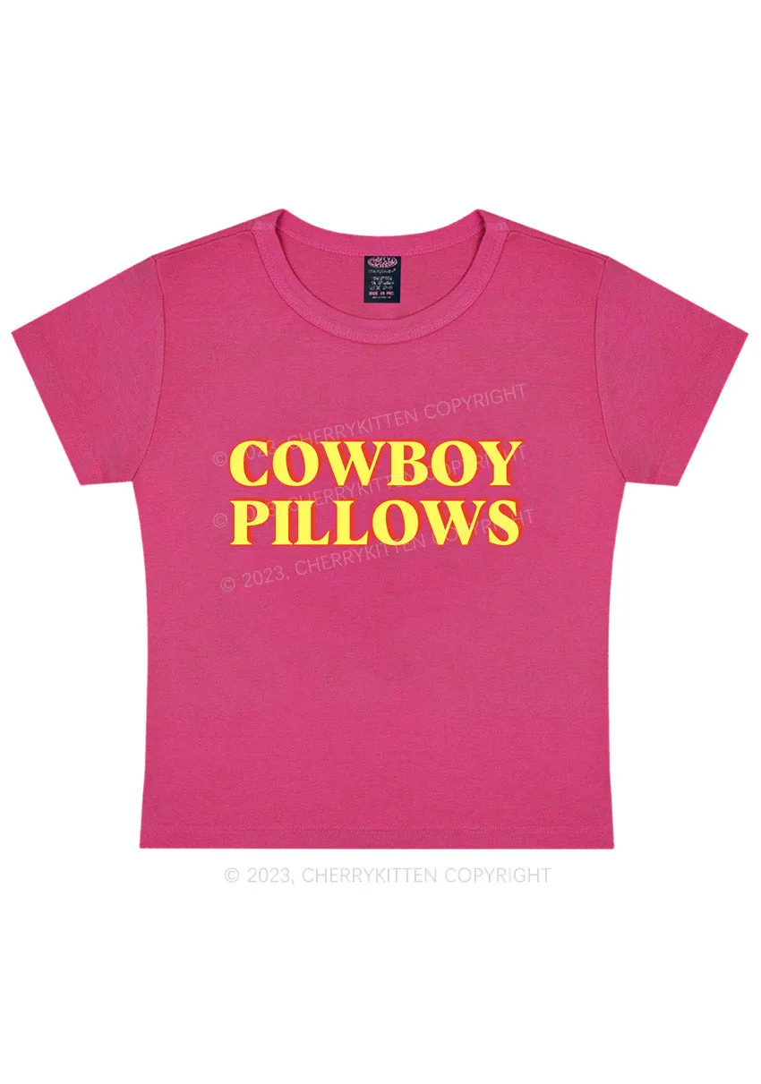 Curvy Cowboy Pillows Y2K Baby Tee Cherrykitten