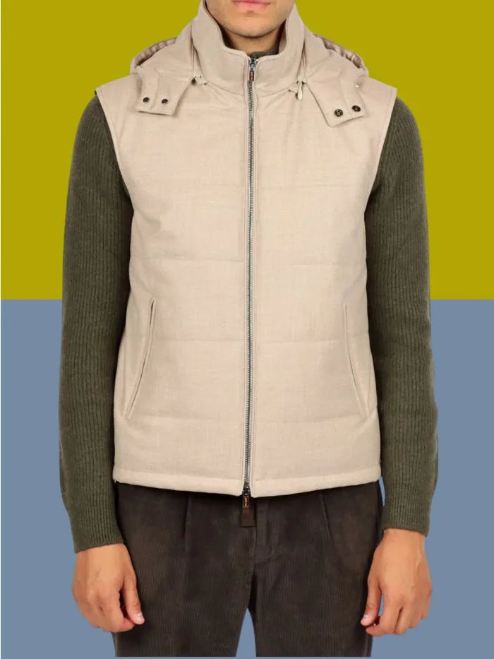 DAL 1926 Wool and Cashmere Sports Vest - BRERA 