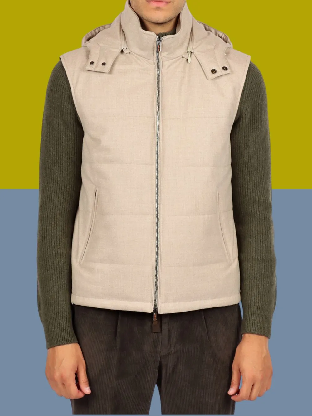 DAL 1926 Wool and Cashmere Sports Vest - BRERA 